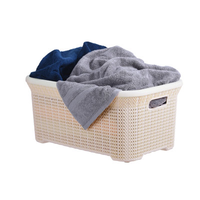 35 L Knit Design Laundry Basket