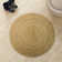 Kayleigh Hand-Braided Jute Area Rug, Off White/Natural