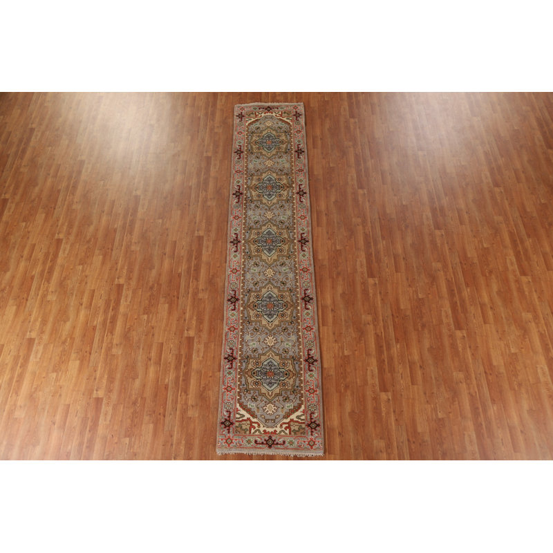 Tapis de couloir oriental géométrique 3x12