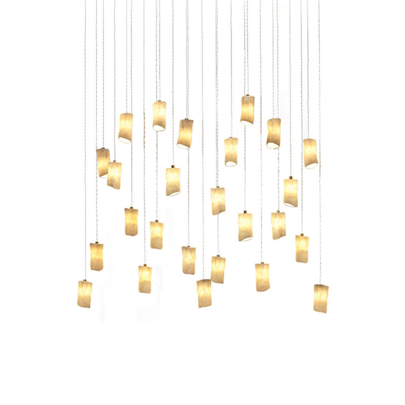 Amorphic 25 - Light Porcelain Chandelier, 25 - Light