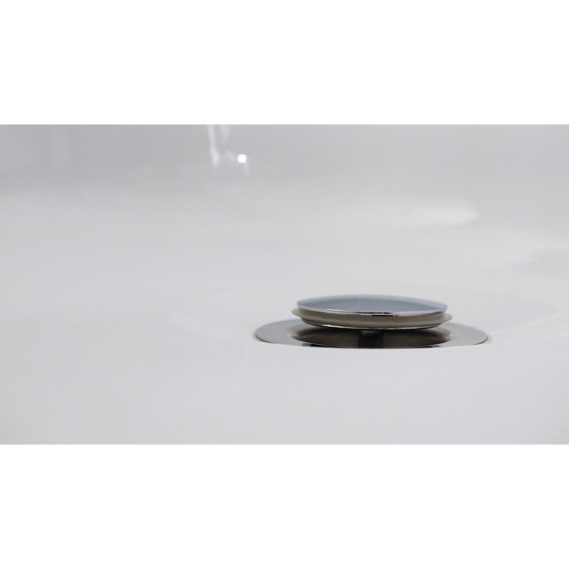 Toe Tap Bath Drain in Satin Nickel, Satin Nickel