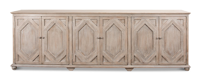 Diamond 112'' W Solid Wood Sideboard