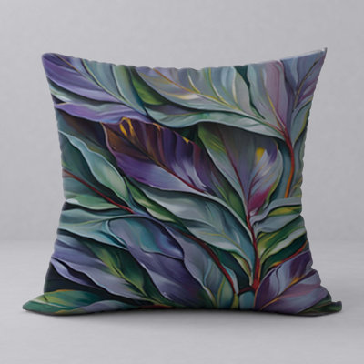 Abstract Reversible Throw Pillow