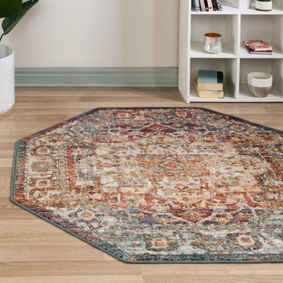 Alresford Oriental Orange Area Rug