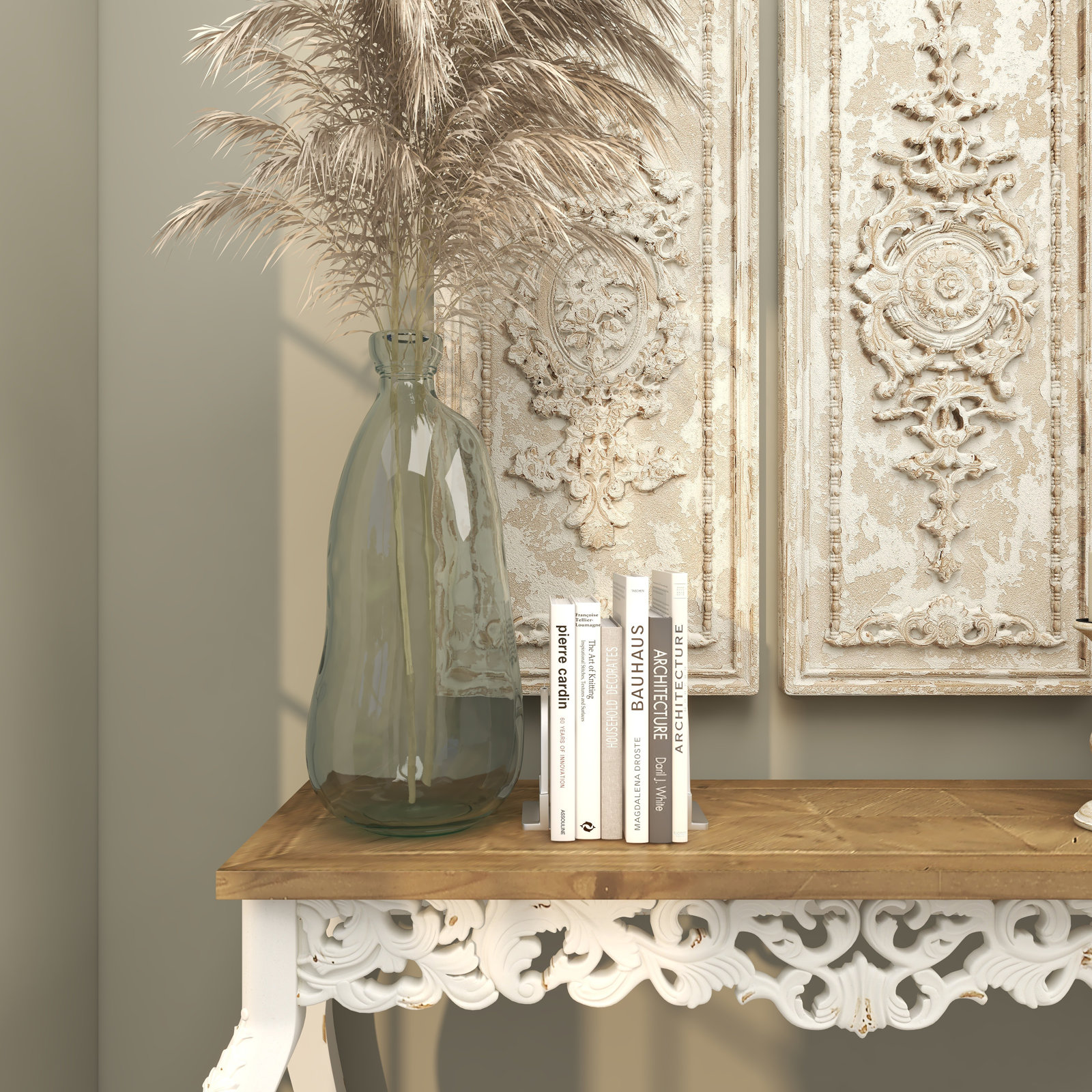 Kahlila Handmade Table Vase, Clear