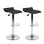 Christabelle Swivel Adjustable Height Counter Stool with Metal Frame