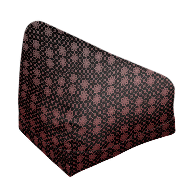 Fauteuil à billes standard & Leffel, H 86 po x l 27 po x P 43 po, Rembourrage poly, Noir/bourgogne