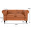 Causeuse Chesterfield en cuir Sanor-63508441