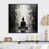 Black Floater Framed