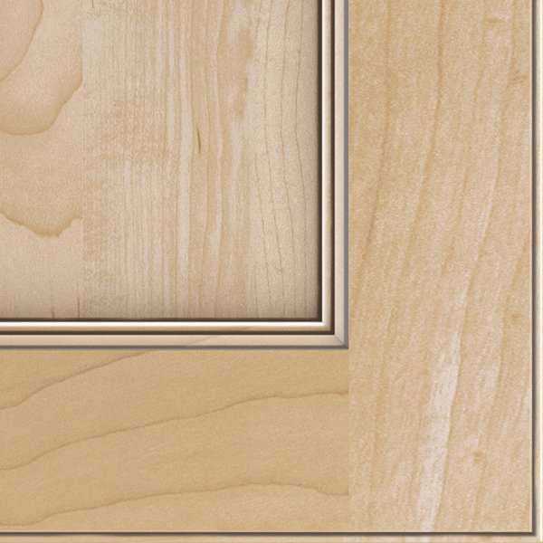Dwelling Lanning Door Sample, Maple, Natural w/Stone Glaze