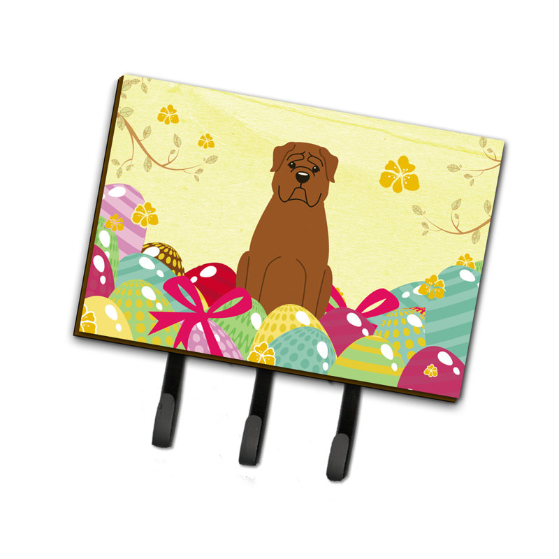 Garde-dogue de la laisse ou clé de pâques œufs de bourdeaux