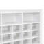 Armoire à chaussures carrée 24 casiers, design minimaliste multifonctionnel-822030581