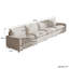 Canapé modulaire en tissu de lin 4 pièces Moncada-1035948172-1035770544