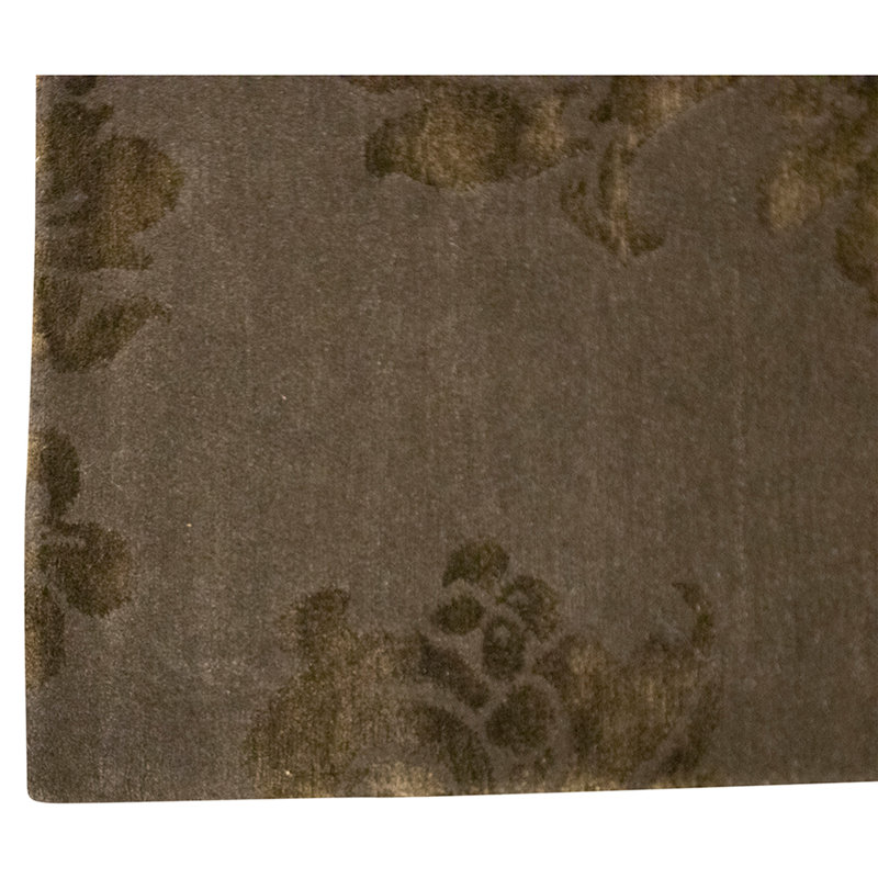 Hand Knotted Area Rug in Walnut