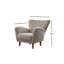 Bina Upholstered Wingback Chair