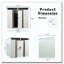 Remise de rangement extérieure en métal 6 pi x 5 pi blanc-121643341