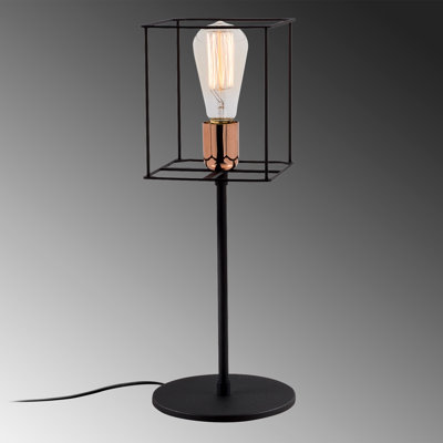 Lampe de table noire 17,72 po Crowland