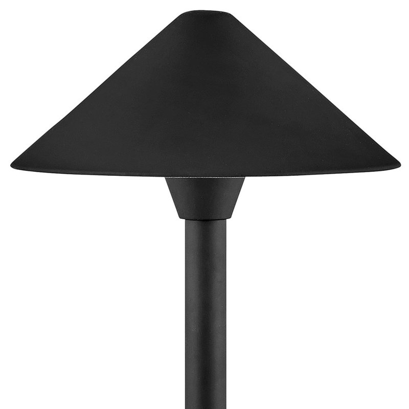 Éclairage de sentier à basse tension, Noir, H 24 po x l 8 po x P 8 po