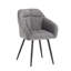 Ashonte 42cm H Velvet Upholstered Metal Upholstered Back Armchair-1074865987