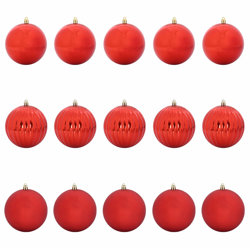 vidaXL Christmas Bauble XL, Red