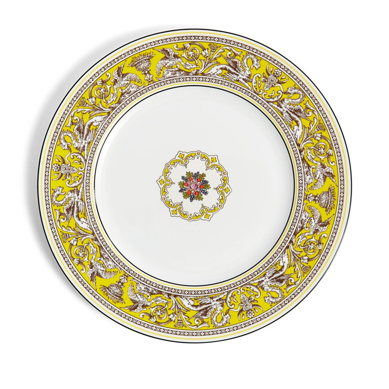 Wedgwood Florentine Colours Plate 10.7In, Citron