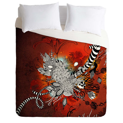 Iveta Abolina Modern & Contemporary Floral Duvet Cover
