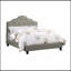 Mobilier de chambre à coucher en bois capitonné et rembourré Majestic Arch-242669525