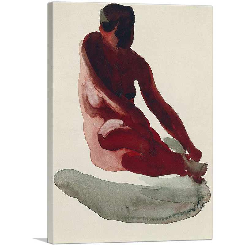 «Nude Series 1917» par Georgia O-Keeffe, reproduction d'art sur toile tendue, H 26 po x l 18 po x P 0,75 po