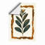 Study in Green Botanical - Framed Print-771332745-771332750