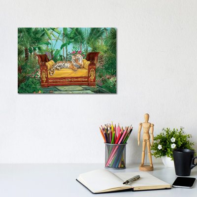Jasmime's Garden by Laura Curtin - Wrapped Canvas Print