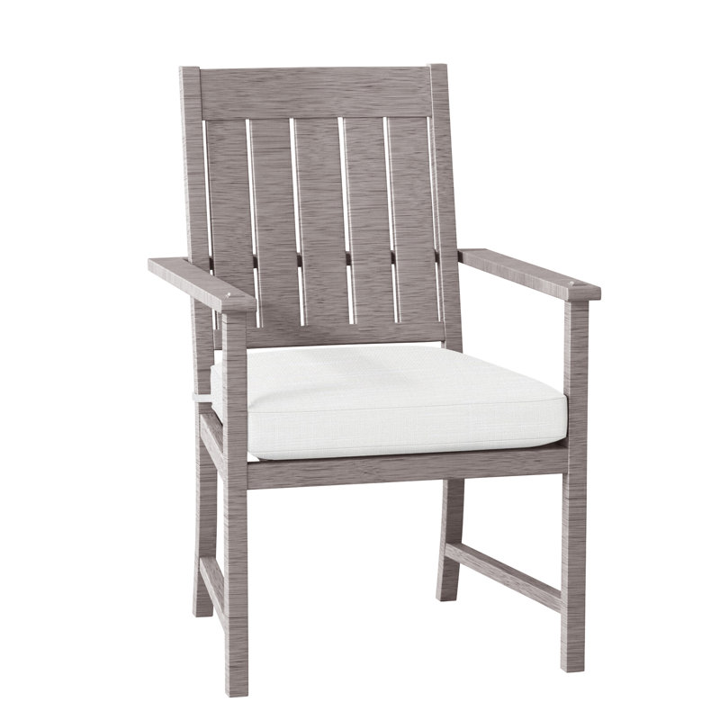 Chaise avec accoudoirs Croquet - huître, Huître, Dentelle Rollo, Pas de soudure