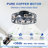 20in Modern Black Ceiling Fan