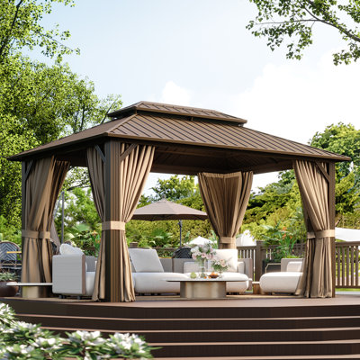 Hardtop Aluminum Permanent Patio Gazebo