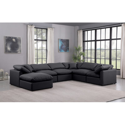 Itala Upholstered U-Shaped Sectional Reversible