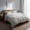 Ensemble de literie 3 pièces - Ensemble de housse de couette et coussin décoratif Sage Meadow