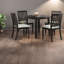 Ensembles de table de salle à manger peu encombrants, bois et panneau de fibres à densité moyenne, conception moderne pour petits espaces
