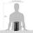mDesign Round Step Trash Can Garbage Bin, Removable Liner-94128387