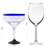 Hand Blown Margarita Glasses Set Of 6