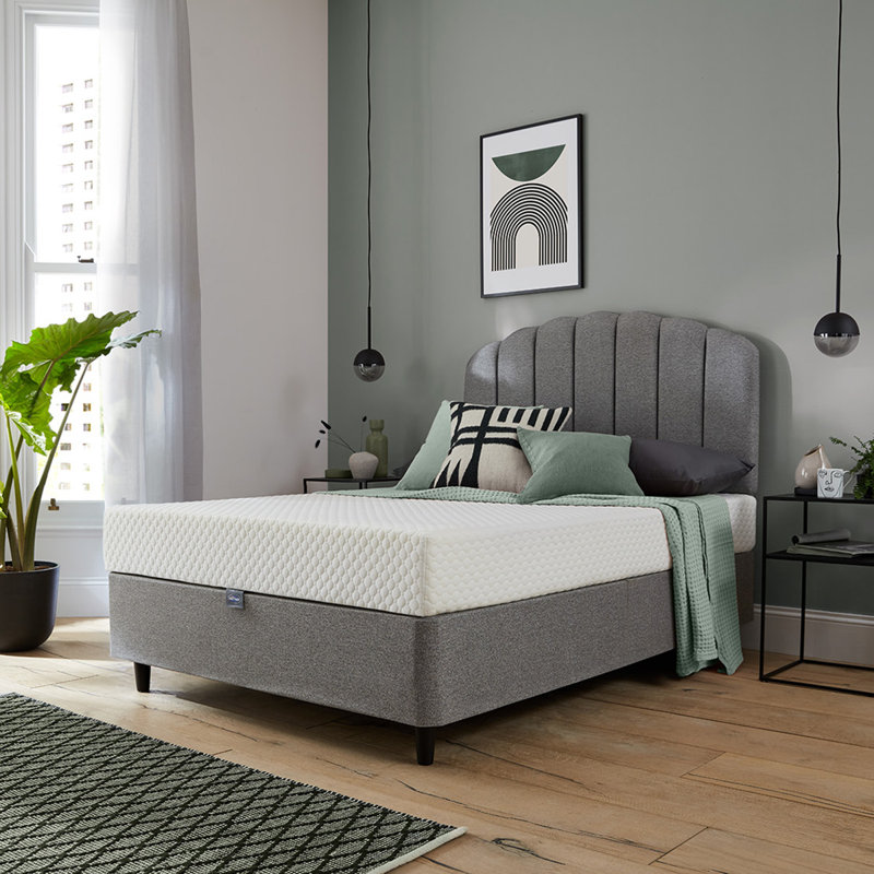 Silentnight Rolled Foam Range 7-Zone Rolled Memory Mattress - Medium Firm  , European Double (140 x 200cm)