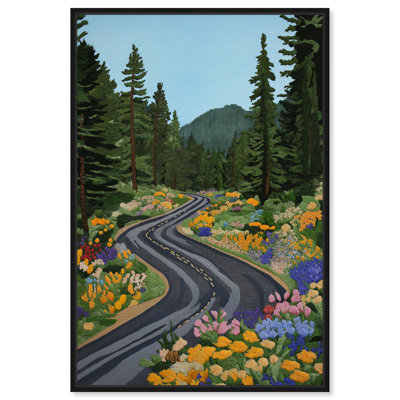 Art Remedy, impressions sur toile colorées, chemin sinueux