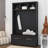 4-In-1 Storage Hall Tree With Bench, Versatile Multiple Space With 6 Golden Hooks, 2 Drawers, Entryway Coat Rack-308451303