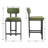 Modern Upholstered Counter Stool With Backrest, Beautiful Low Barstool For Kitchen Island, Bar And Counter-1691899667