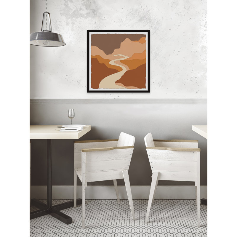 The Endless River - Single Picture Frame Print, 30cm H x 30cm W