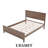 Platform Bed with Ample Under-Bed Storage and Mid-Century Tapered Legs – No Box Spring Needed-111086045-111086046