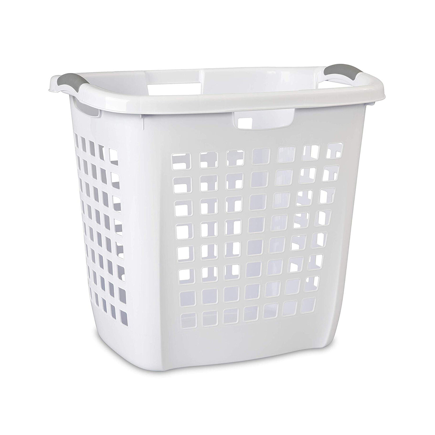 Sterilite Large Stacking Basket Plastic, White 