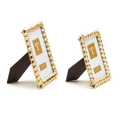 Ensemble de 2 cadres photo Gold Wave