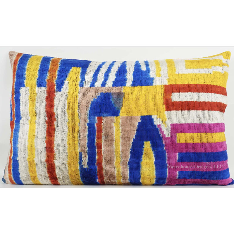 Armand Velvet Lumbar Pillow Cover & Insert