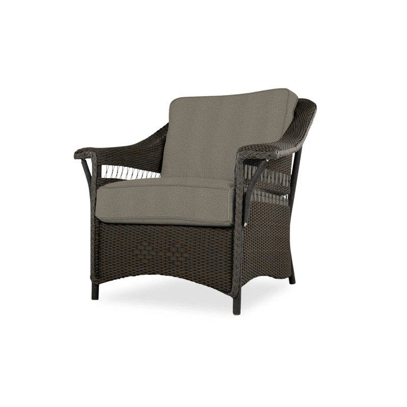 Nantucket Outdoor Lounge Chair, Beach Navy, Mink