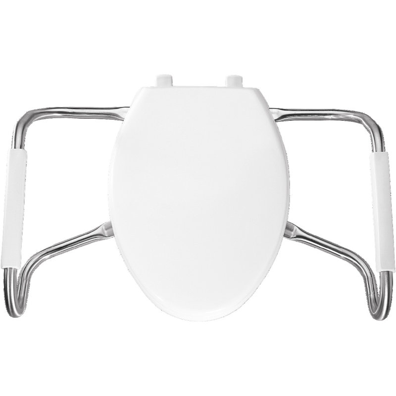 Siège de toilette allongé en plastique