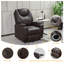Fauteuil inclinable électrique en cuir Vegan-1331762256